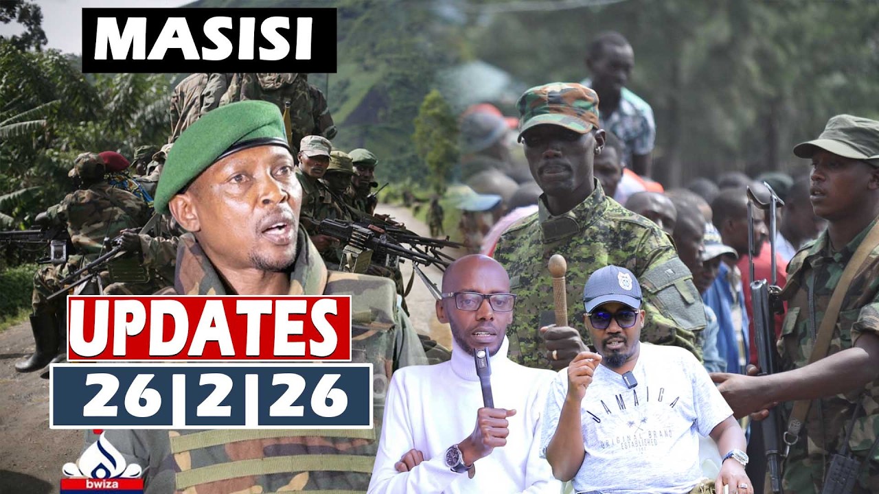 AMAKURU 26|2:COL WILLY NGOMA YAPFANYE N’ABANDI|IBYA DRONE YAMURASHE NIYA ANGOLA? M23 YAFASHE LUKE..