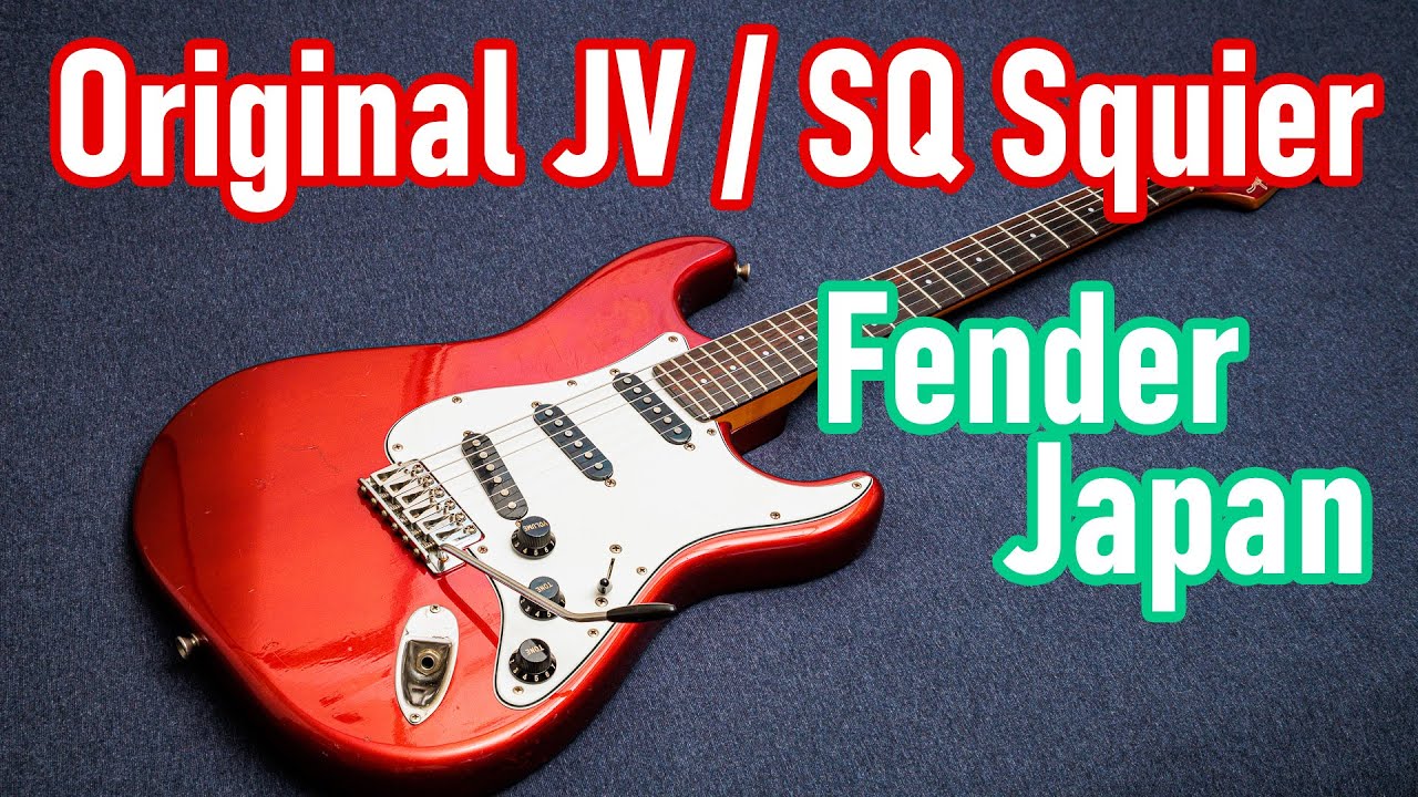 Rare & Obscure Vintage Fender Japan JV / SQ Squier Stratocaster - Matching Headstock Strat! [ST 551]