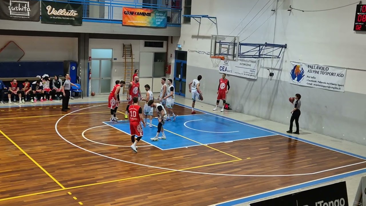 1️⃣ PINETO Basket 🆚️ Basket ball TERAMO