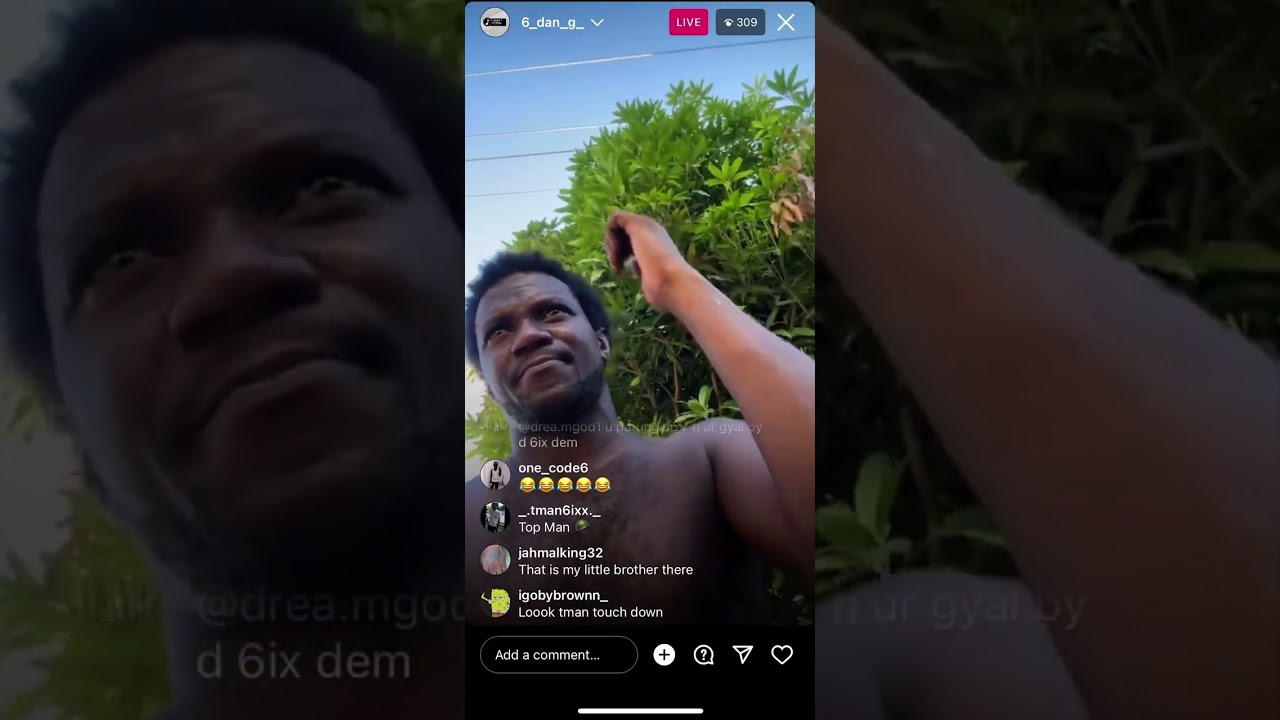 Tyson AKA 6_don_ live on ig 😱 [must watch]