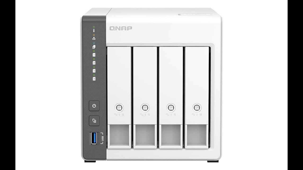 QNAP TS-433-4G 4 Bay NAS with Quad-core Processor, 4 GB DDR4 RAM and 2.5GbE + GbE LAN Network