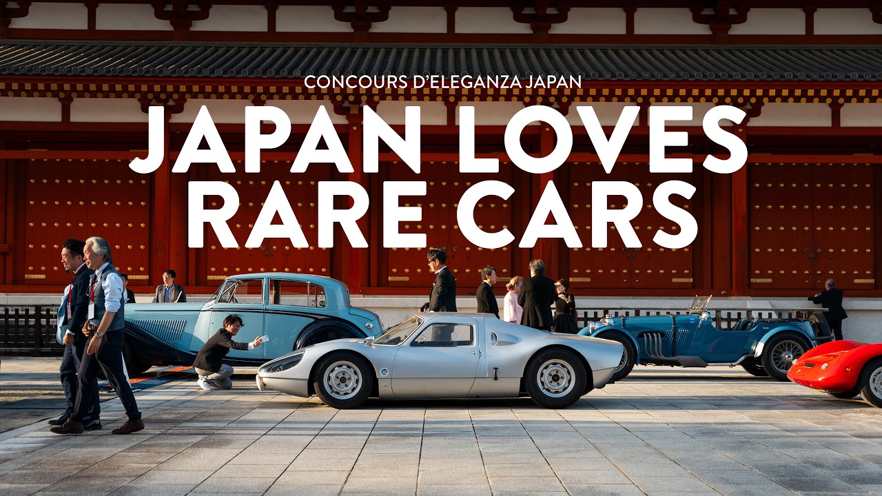 A Japanese World Heritage Temple full of Collector Cars!