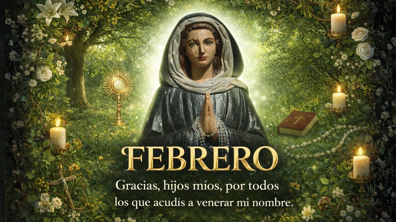 Primer sábado FEBRERO en El Escorial - MENSAJE de la Virgen 5-2-2000, Rosario, Eucaristía 2026
