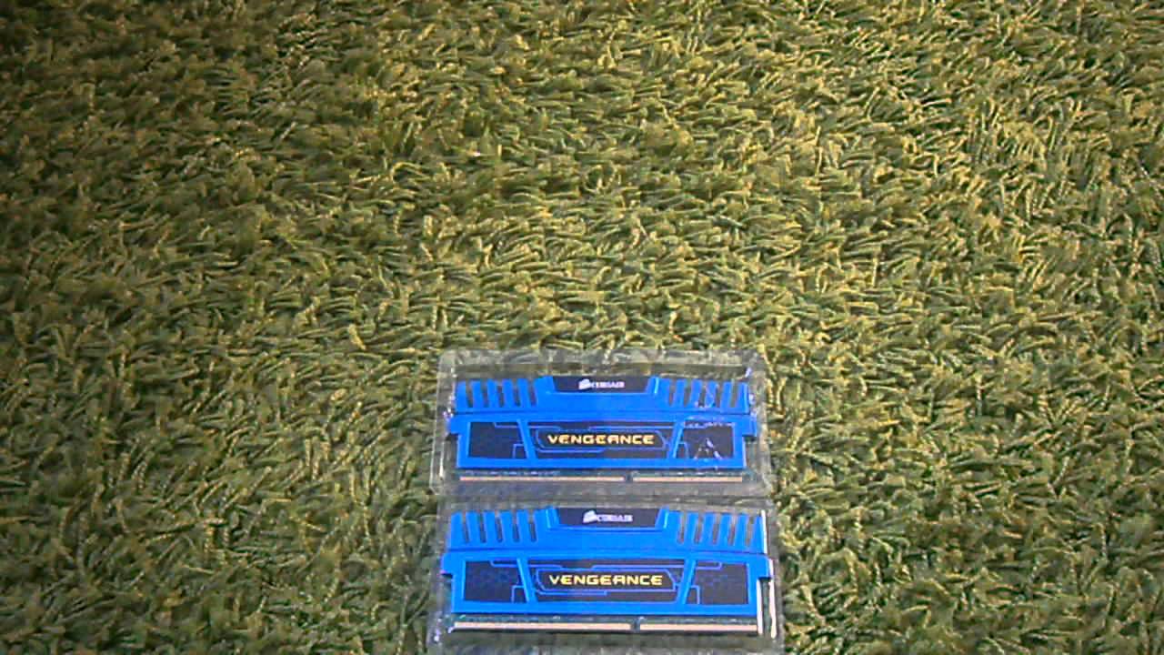 D&eacute;ballage : Corsair VENGEANCE 2X4 GO DDR3 Bleu.