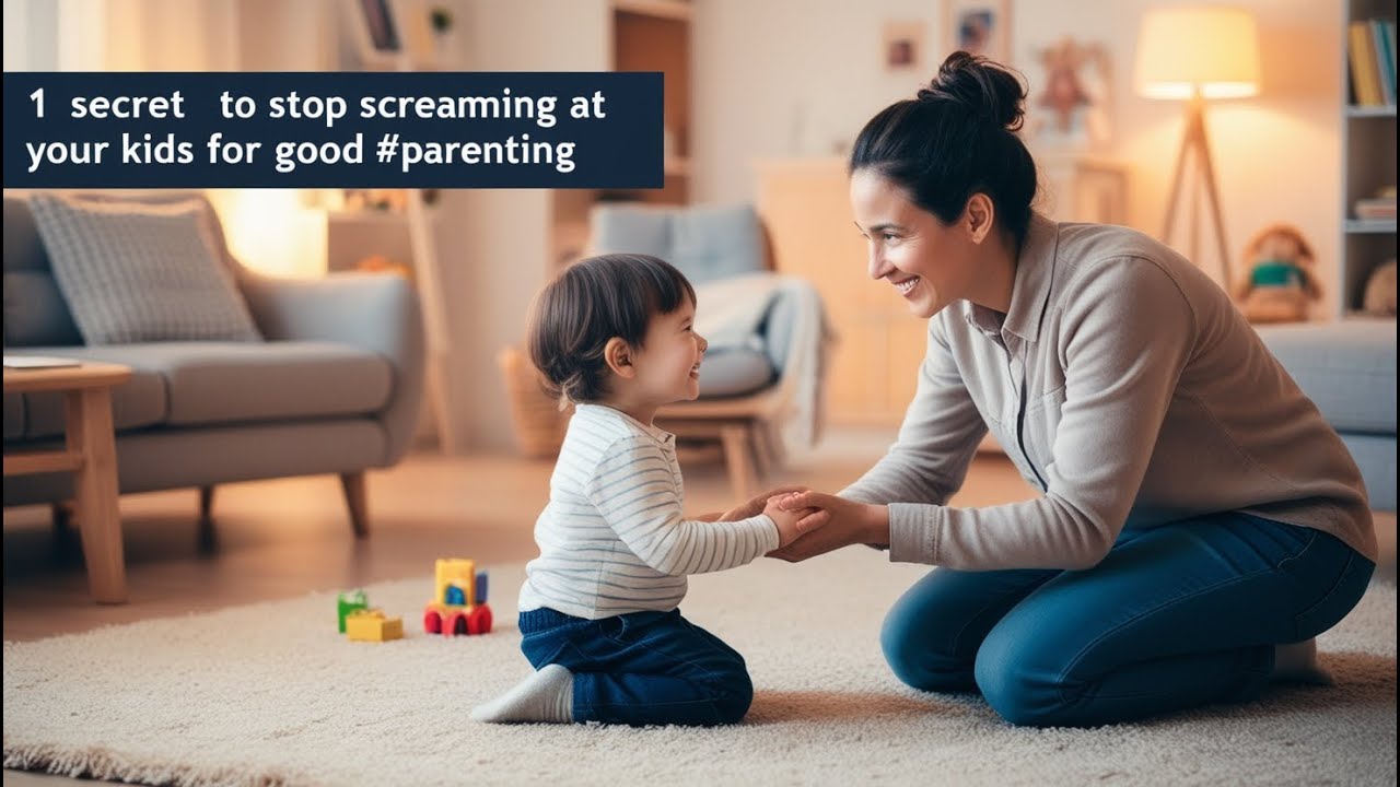 1 SECRET to STOP Screaming at Your Kids for GOOD #parenting