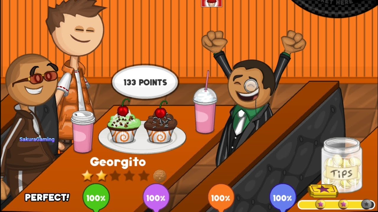 Papa's Cupcakeria HD - All Thanksgiving Toppings Unlocked