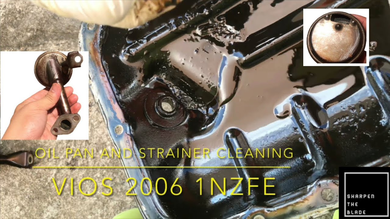 How to clean Oil Pan and Strainer| Reseal oil Pan| Toyota Vios| 1nzfe| DIY