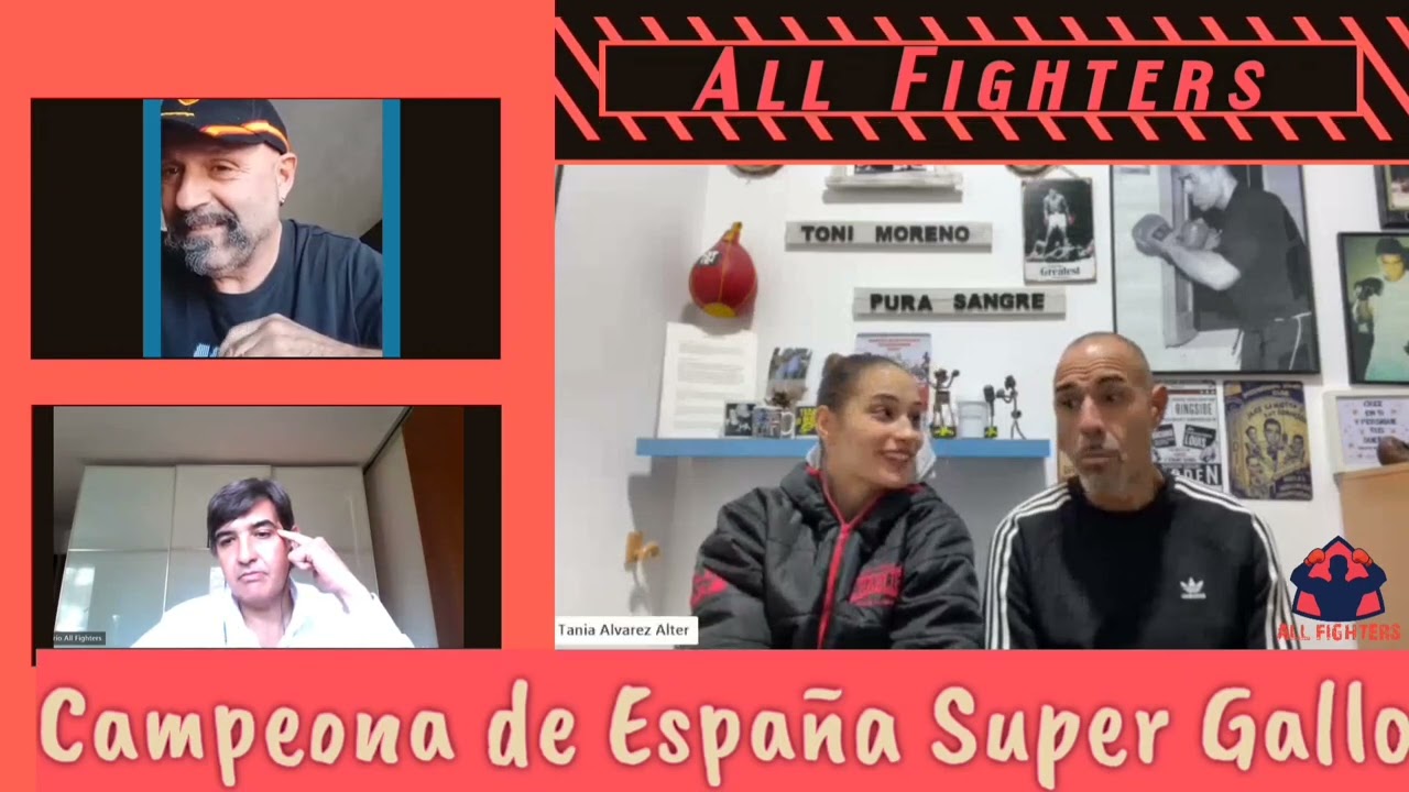 Especial Campeonato España PesoSúperGallo Entrevista con la esquina Roja-Tania Álvarez y Toni Moreno