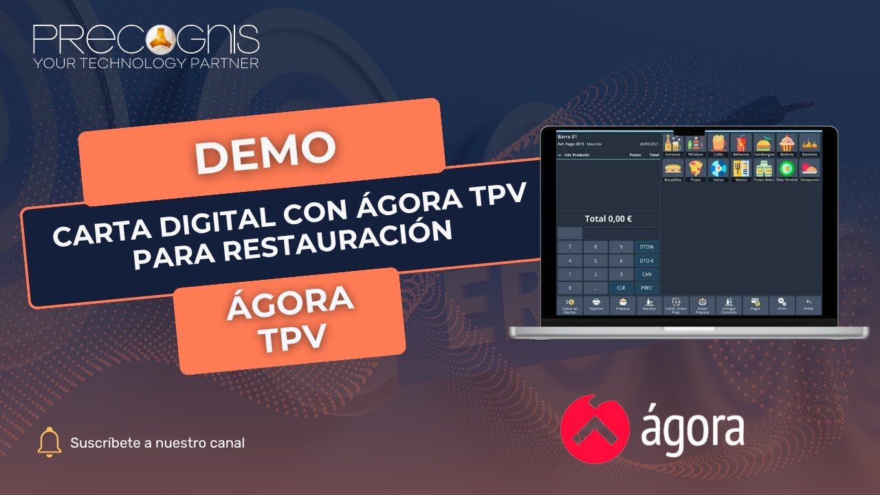 Cómo Crear Cartas Digitales con Ágora TPV: Guía Completa para Restaurantes | Precognis