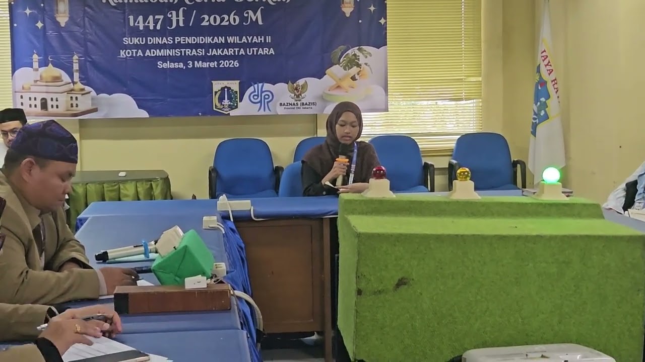 Penampilan Dafiya pada Lomba MTQ tingkat Kota Jakarta Utara.