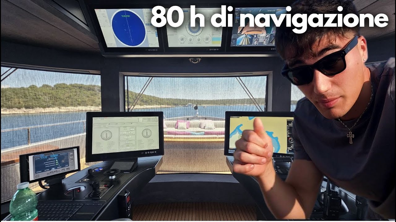 guidare un superyacht a 19 anni