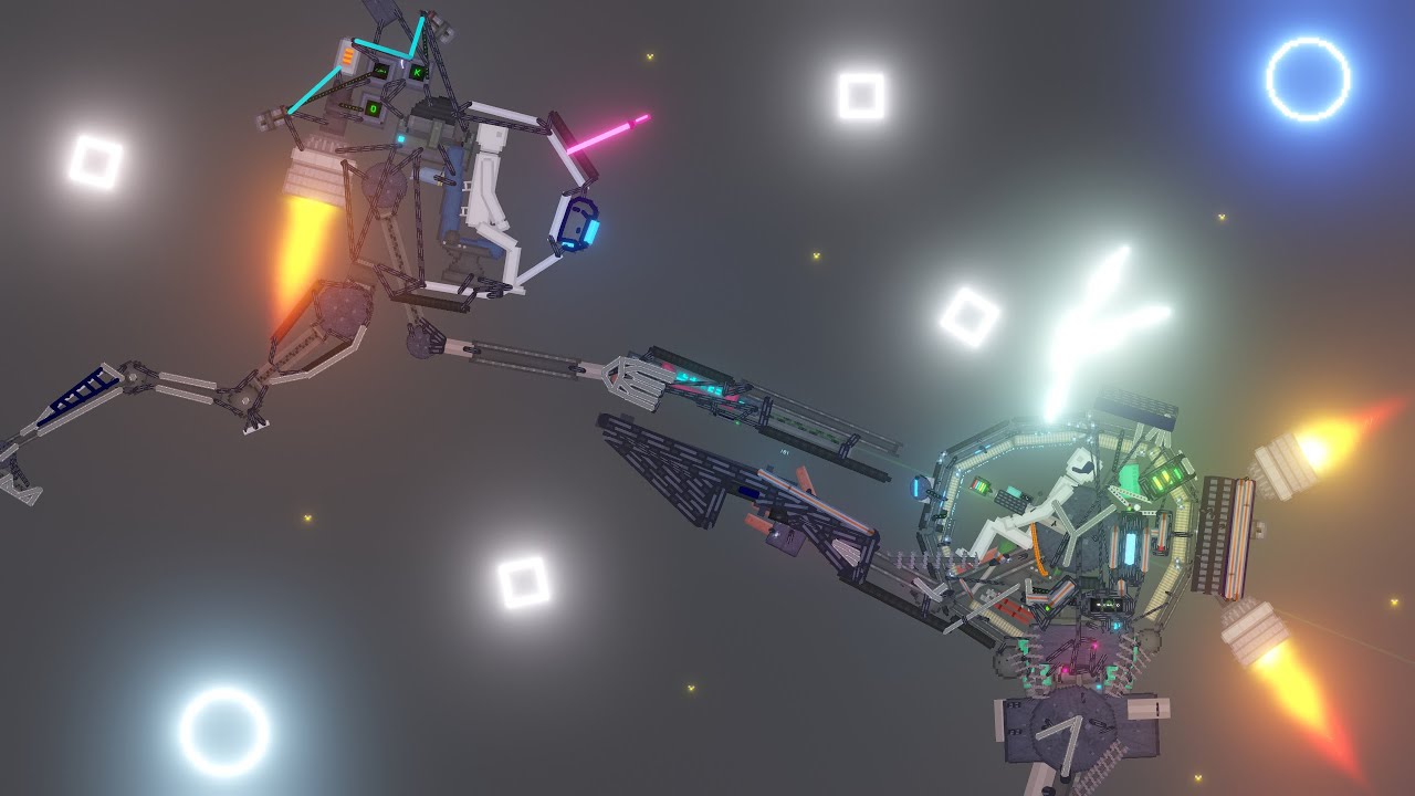 Steel Titans Fight Each Other in People Playground