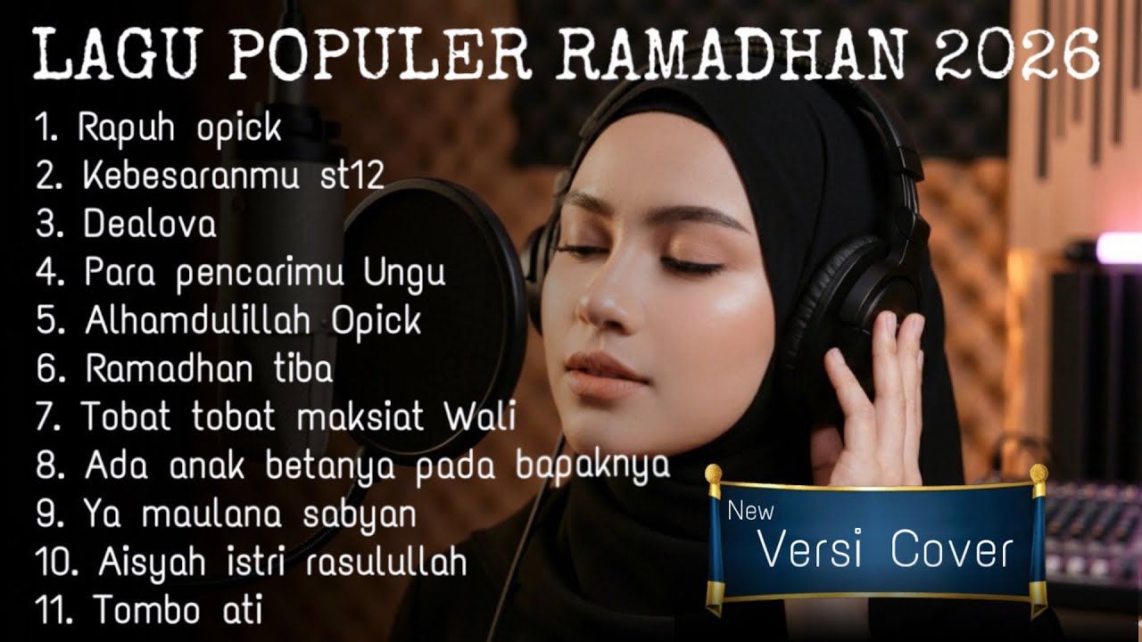 UPDATE! Daftar Lagu Ramadhan Hits 2026 yang Sering Diputar di TikTok & Instagram (COVER+LIRIK)