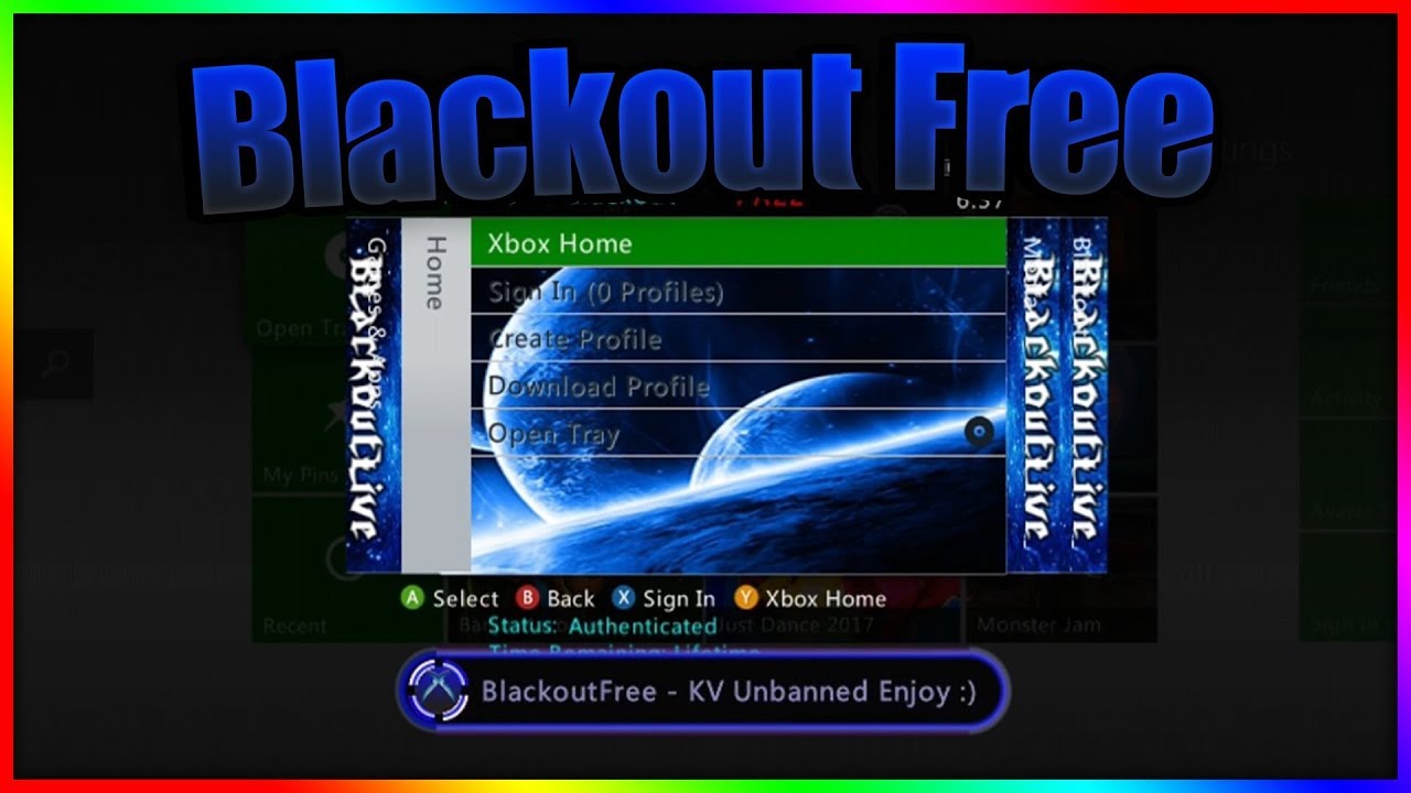 BlackOutFree Stealth Servers 17511 FREE For JTAG/RGH ONLINE Dashboard 17511 Xbox 360 + Download LINK