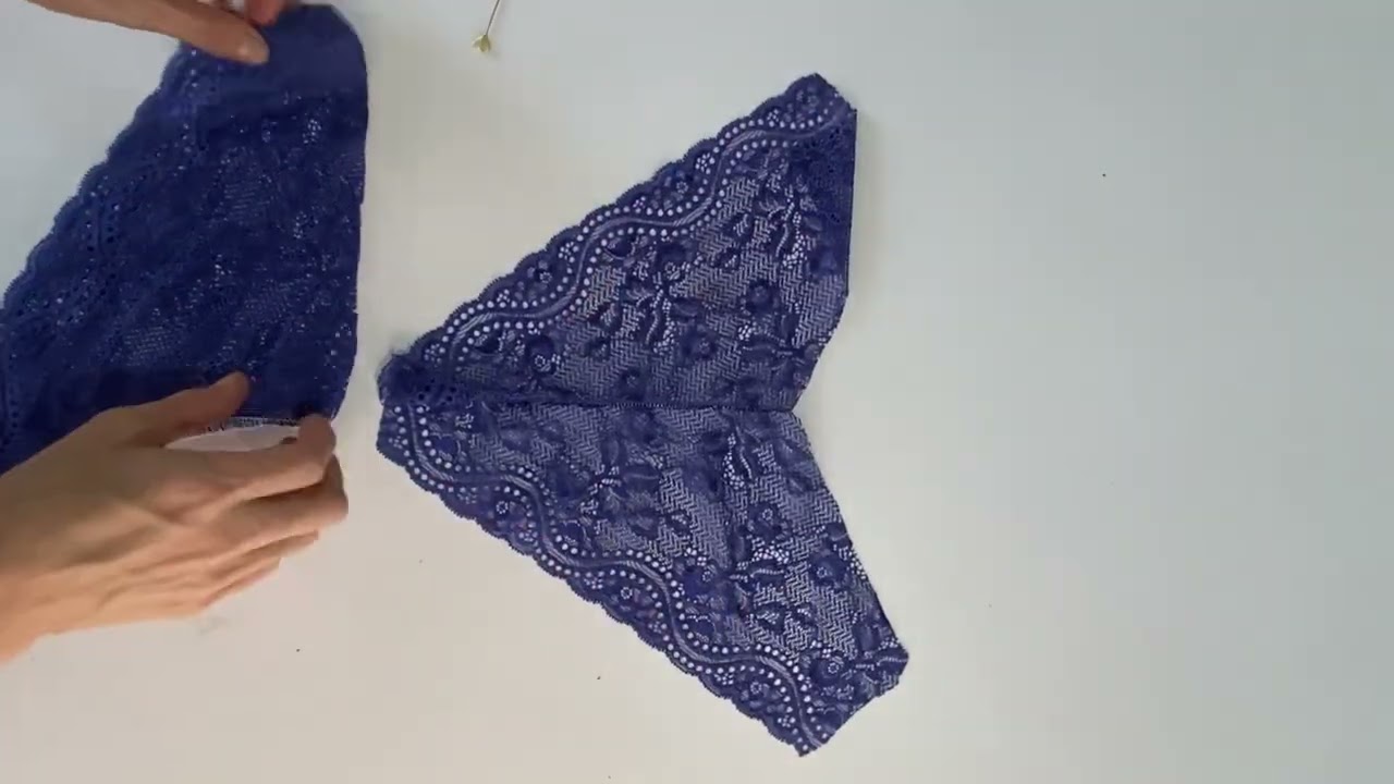 Panty de encaje paso a paso! #costura #diy #sewing #patronajeymoda #corteyconfeccion