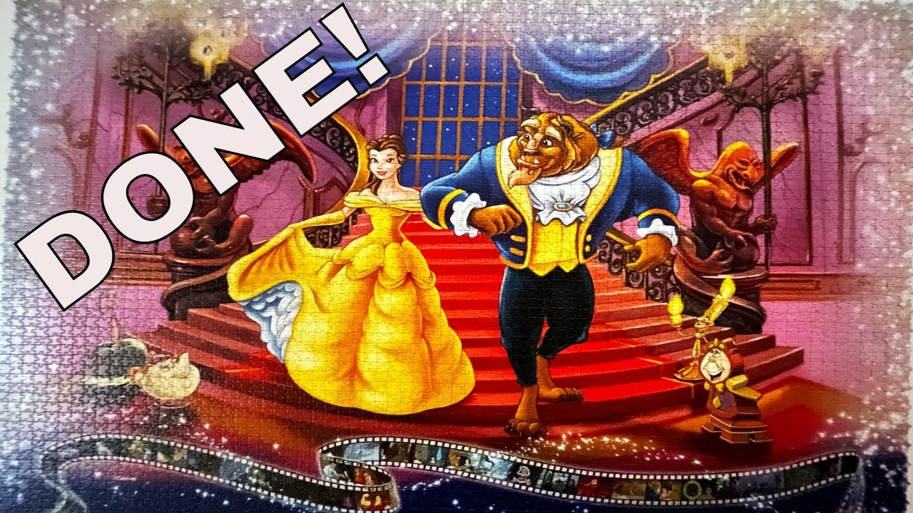 First Section of The 40,000 Pc Disney Memorable Moments Puzzle!