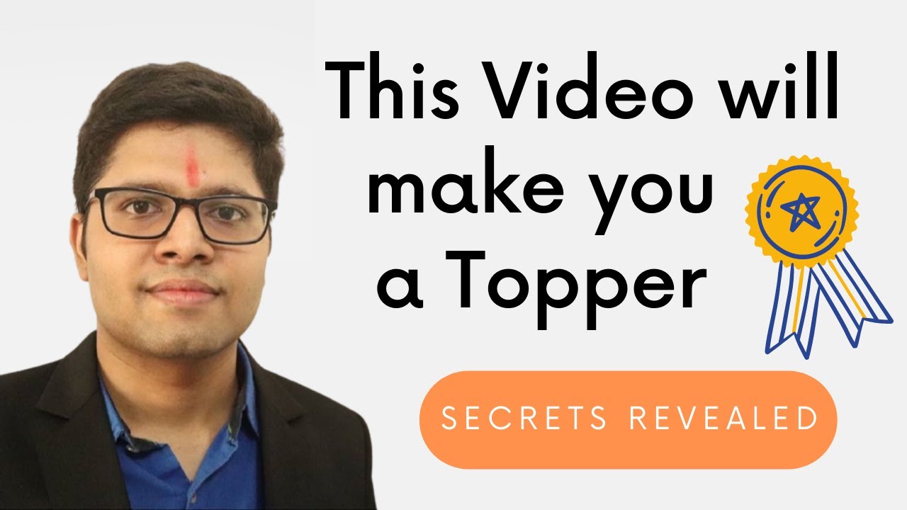 5 Habits of Toppers (They don't want you to know 🤫) | Kalpit Veerwal