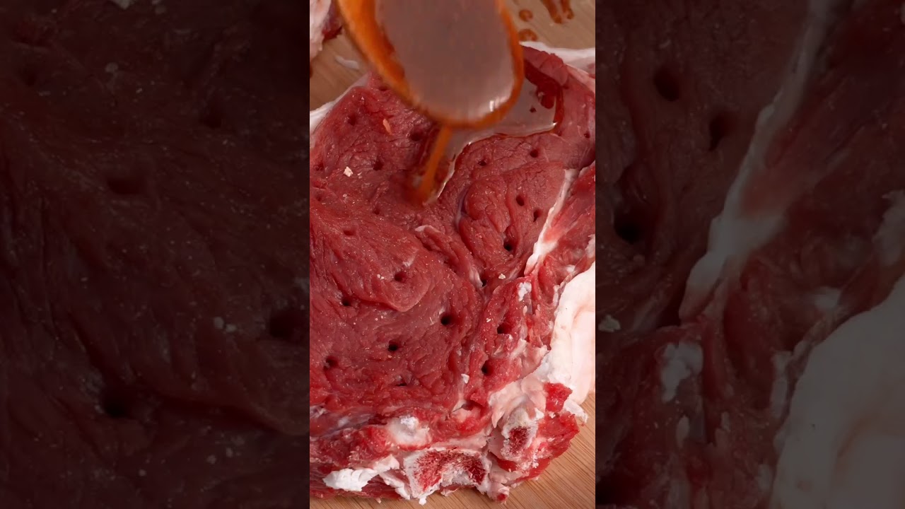 Prepared meat.