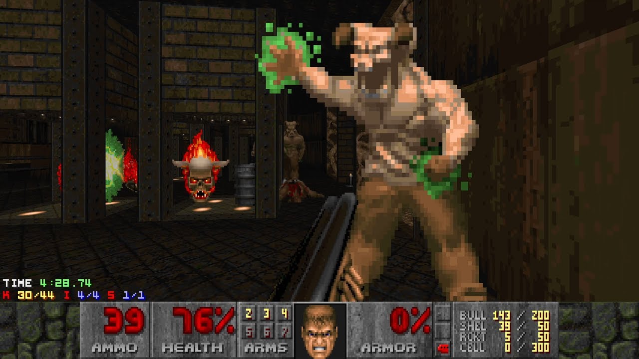 Doom 2 - Decrepit Sea (Map 3: Screaming Silen﻿ce﻿﻿) UV-Max Blind (Map Author: dashlet)