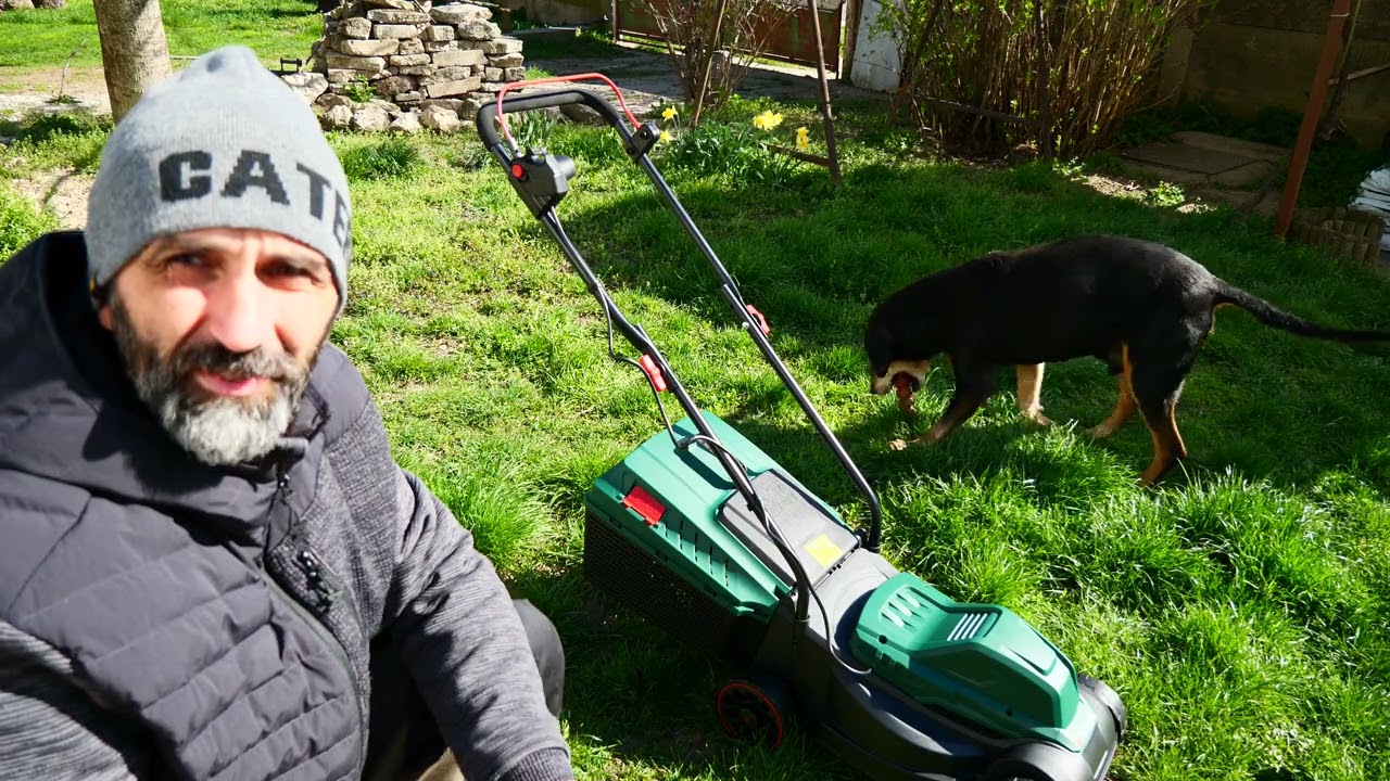 Parkside elektromos PERM 1200 A1 Mutter fűnyírója (Lidl, Grizzly Tools ) 1200W hálózati