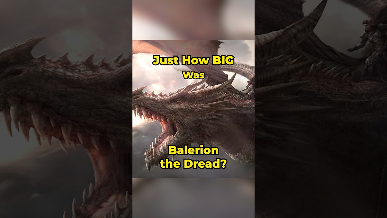 Just How Big Was Balerion the Dread? #gameofthrones