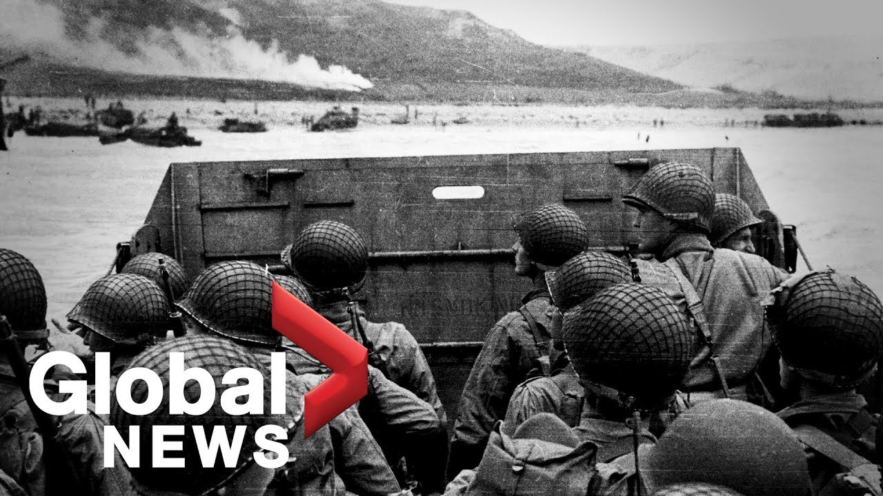 День Д: Архивные видеозаписи высадки в Нормандии.