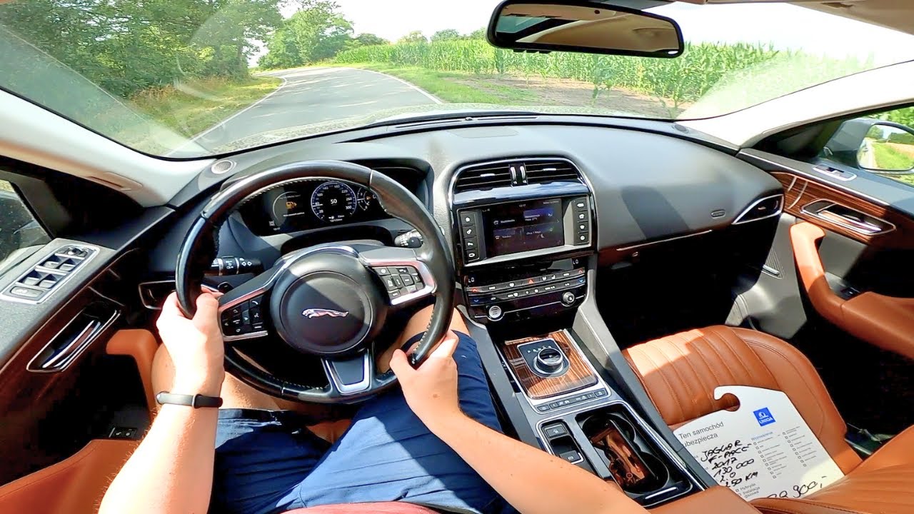 2017 Jaguar F-Pace Portfolio 2.0 AWD 250HP Automatic - POV TEST DRIVE