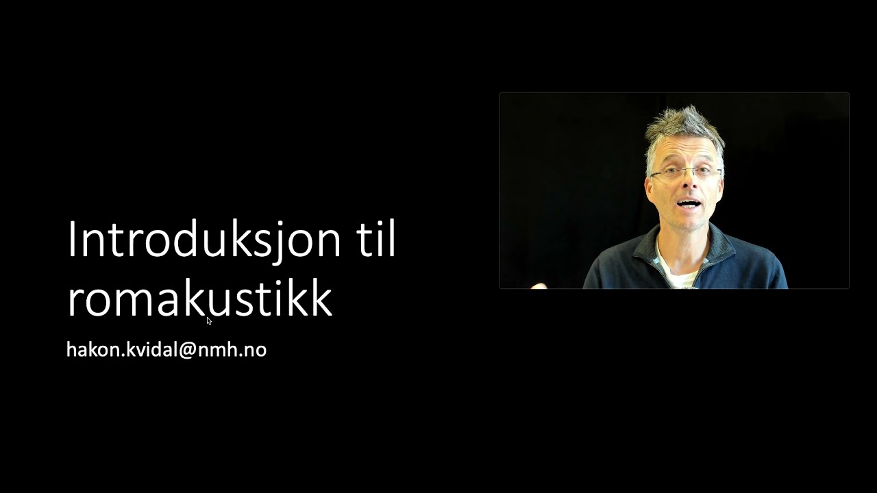 Introduksjon til romakustikk