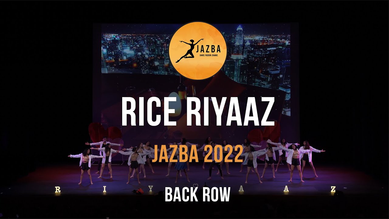 Rice Riyaaz | Jazba 2022 | Back Row 4K