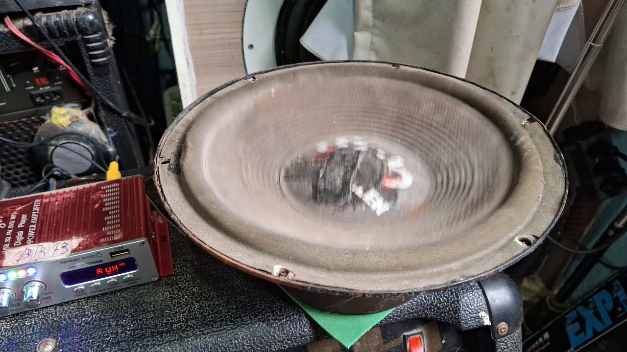 Reciclando alto falante 