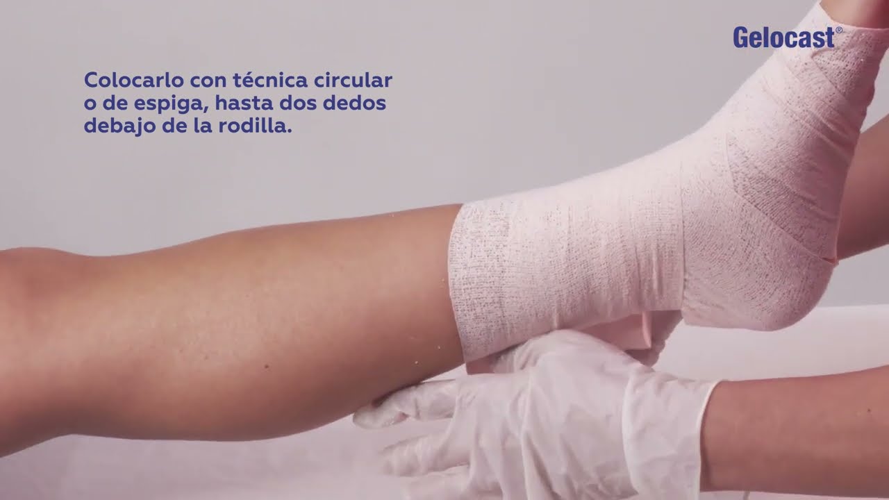 GELOCAST: Técnica de aplicación Bota de Unna