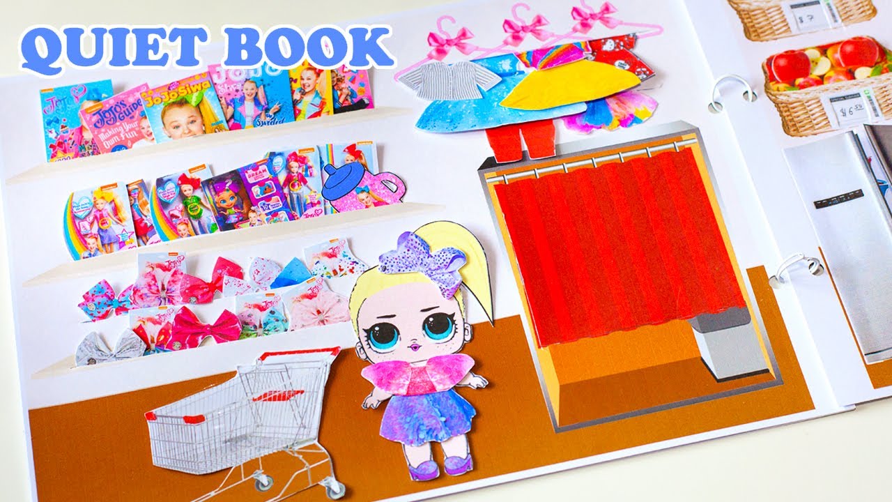 QUIET BOOK: JOJO SIWA LOL DOLL IN A SHOPPING MALL