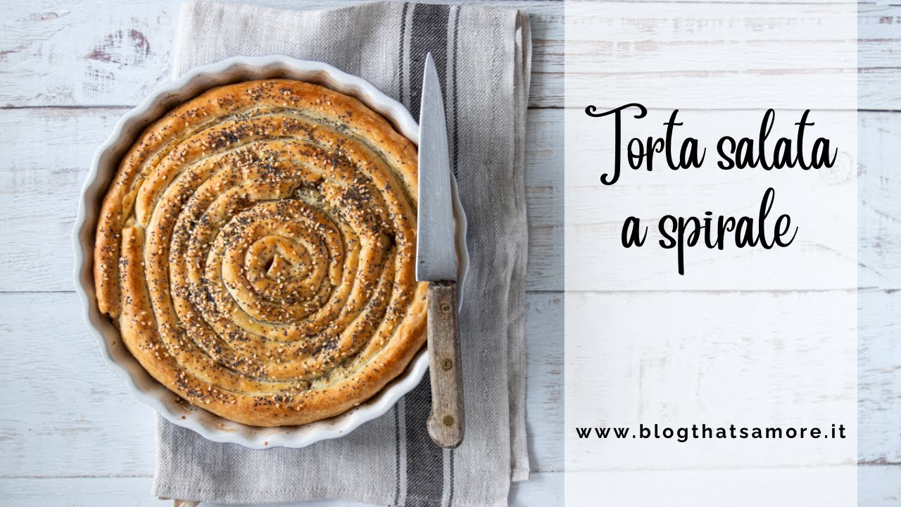 Torta salata a spirale