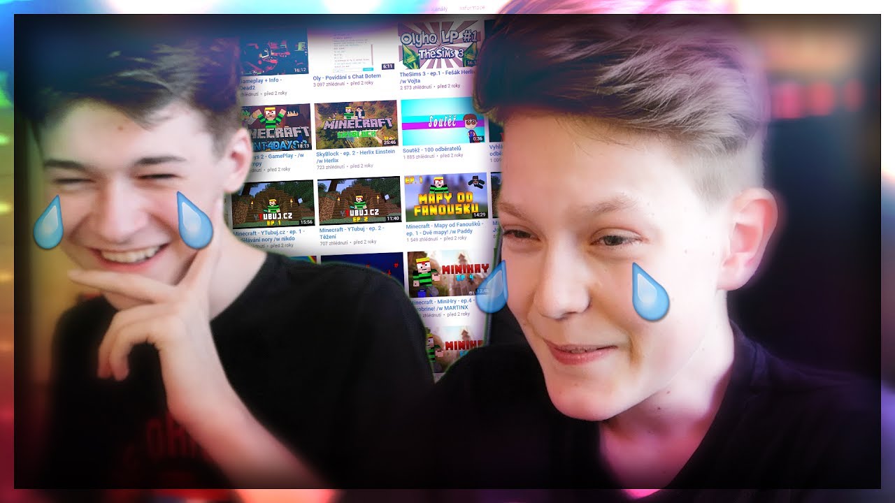 REAKCE NA STARÁ VIDEA YOUTUBERŮ
