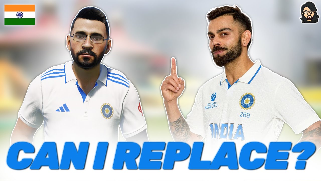 Can I Replace Virat Kohli? 🇮🇳 • India vs England Test Series • Cricket 24