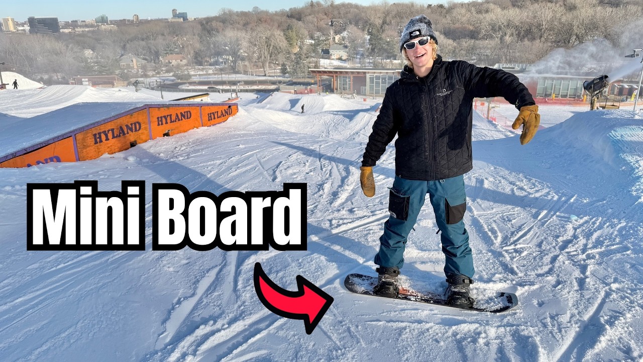 We Tried Riding the Smallest Snowboards We Could Find (Hyland Hills)