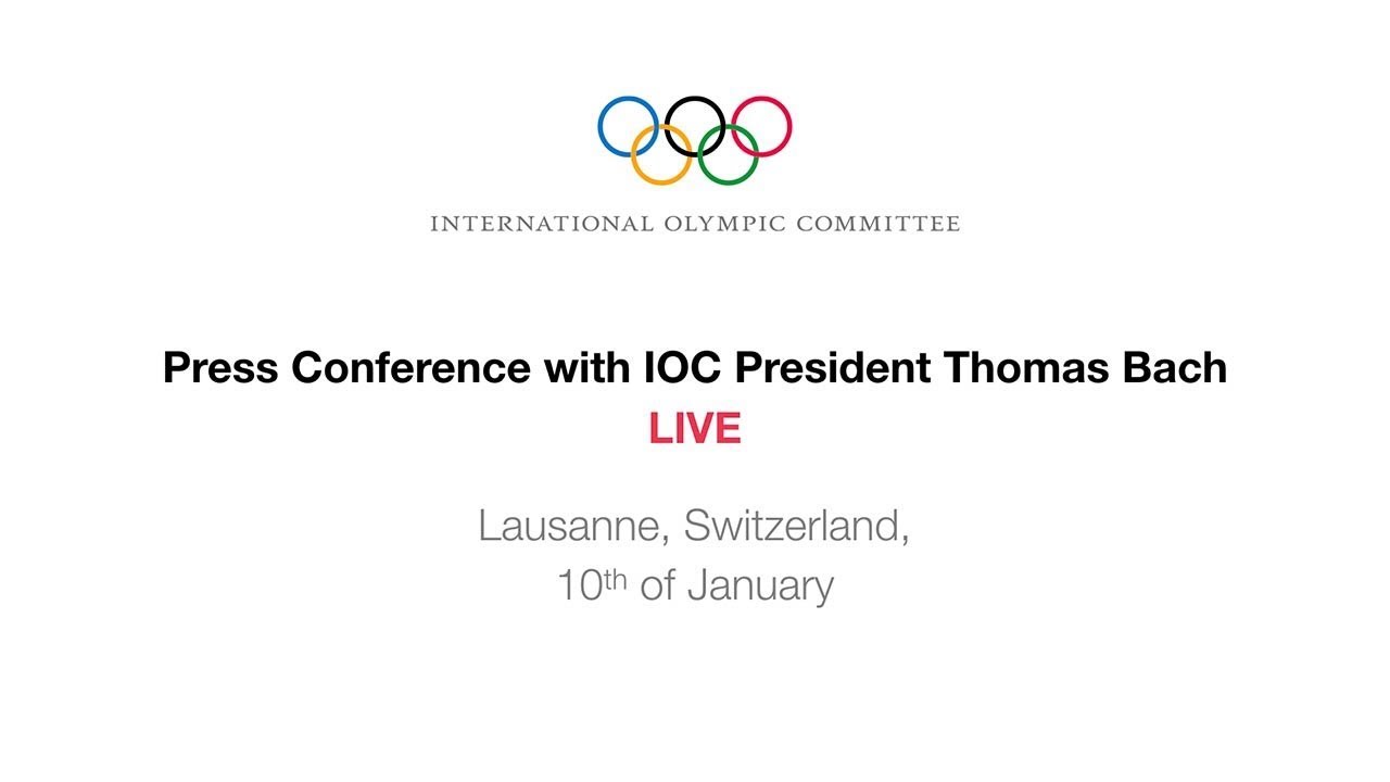 Press Conference with IOC President - 11.01.2020