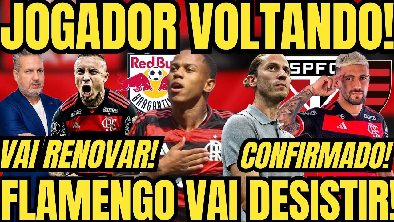 🚨REVIRAVOLTA! WALLACE YAN DE VOLTA AO FLAMENGO? CEBOLINHA VAI RENOVAR! ARRASCAETA DE VOLTA!