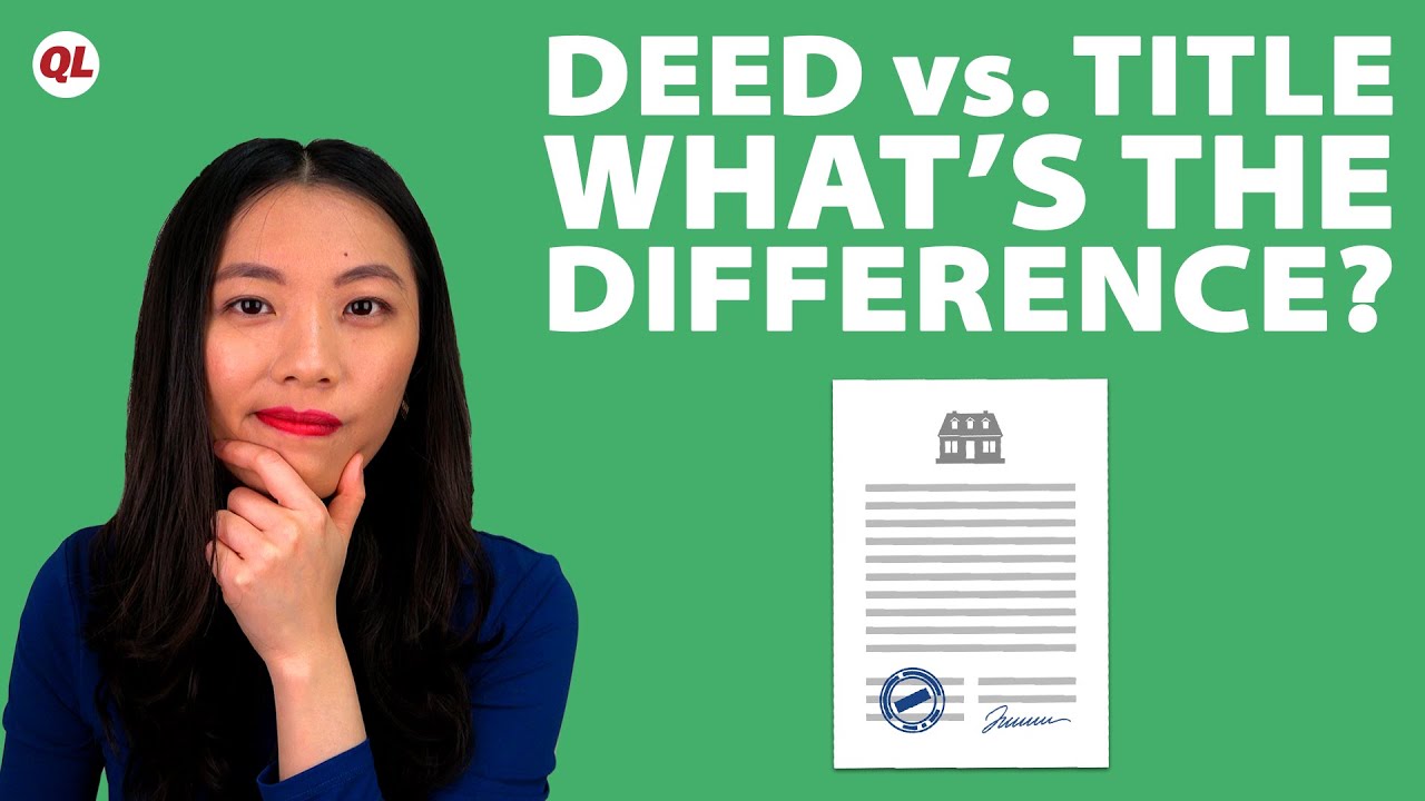 Deed vs. Title: What's The Difference? | Quicken Loans