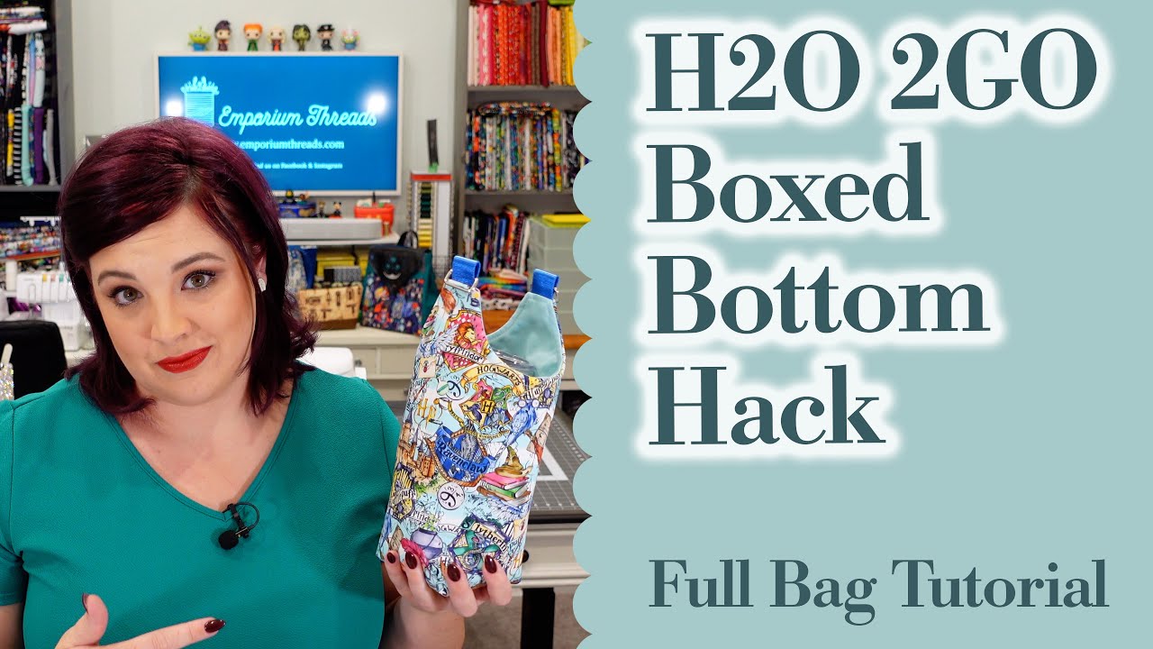 Full Bag Tutorial: H2O 2GO Sling - Boxed Bottom and Welt Pocket