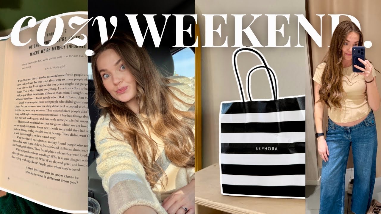 Cozy Winter Weekend Vlog | Sister Time, Small Haul & Fitness Motivation