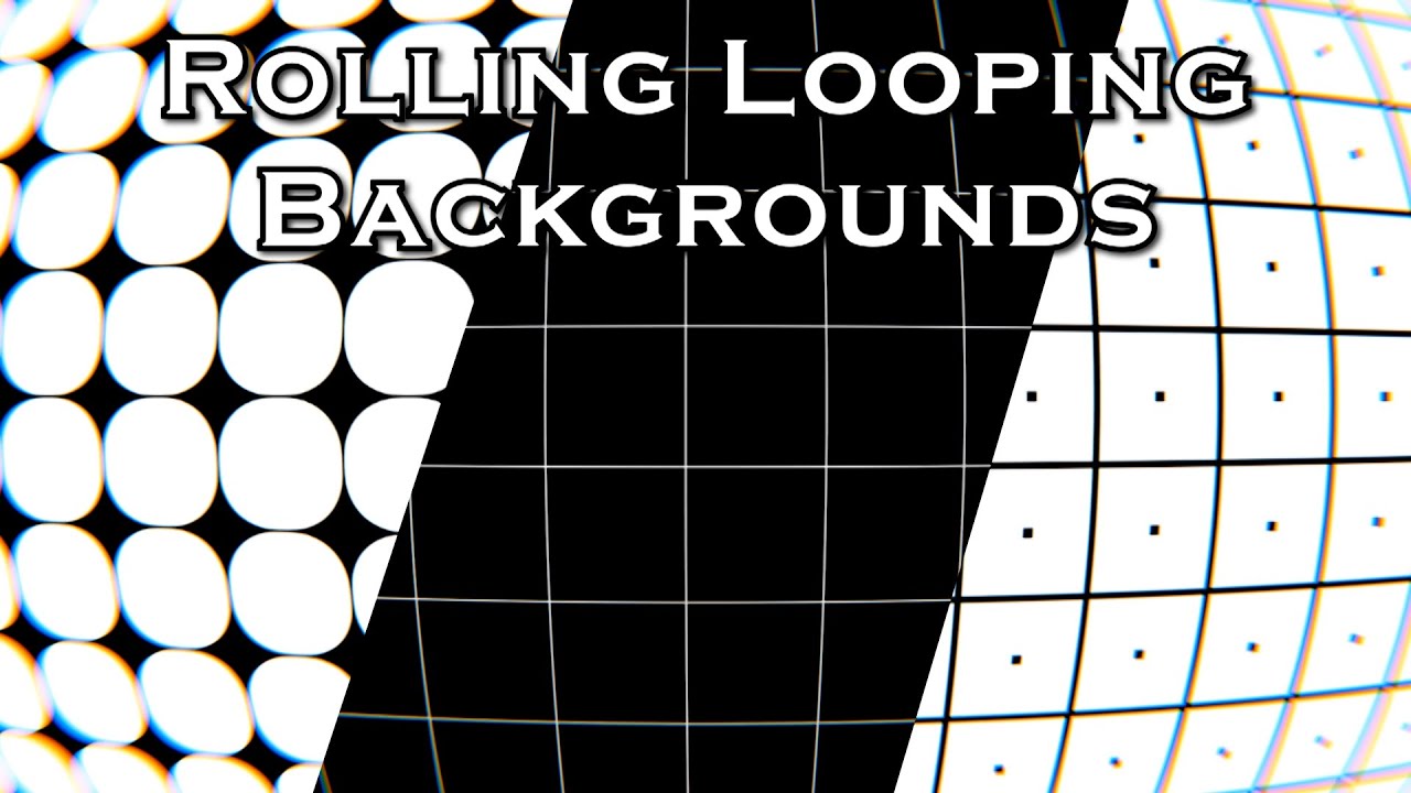 Simple Rolling Background Loops - Blender Tutorial