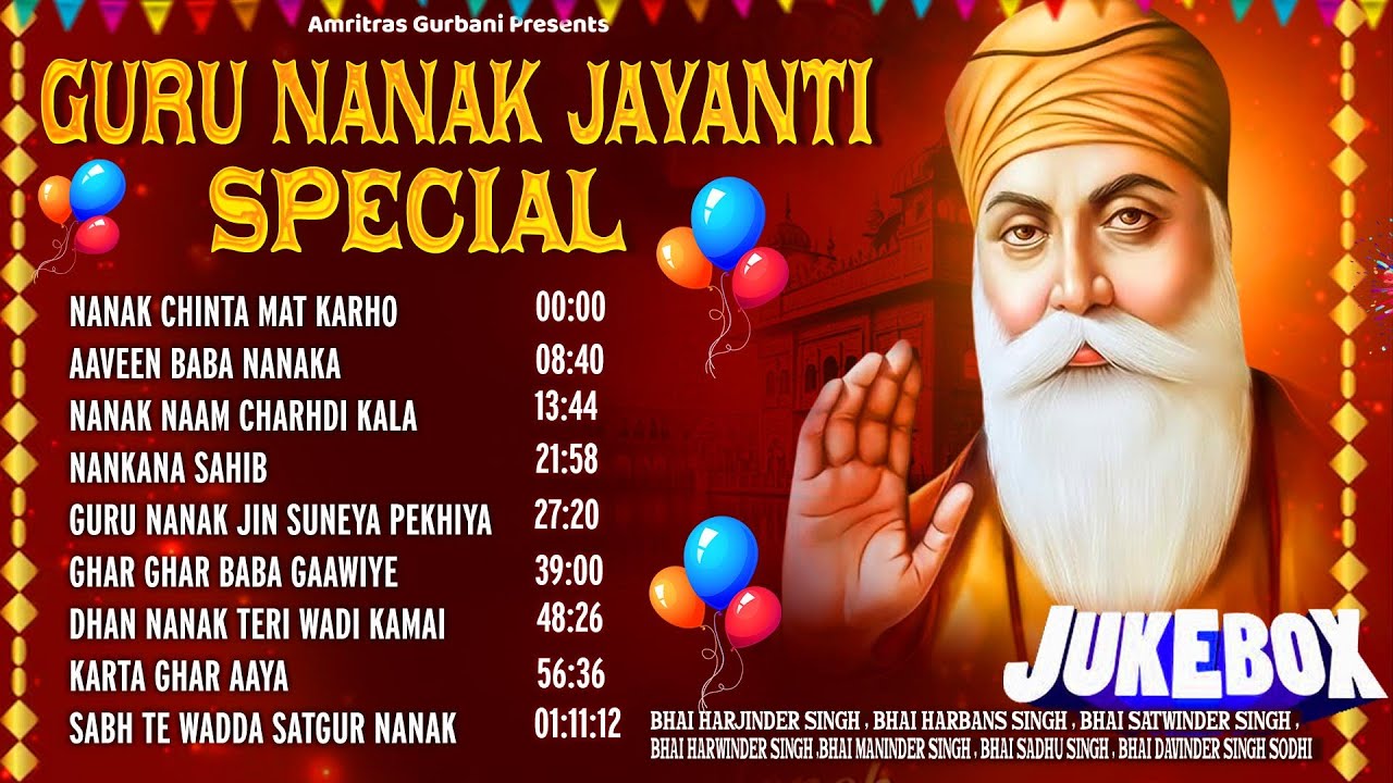 2025 Gurunanak Jayanti Special | Punjabi Devotional Songs | Nonstop Shabad Kirtan | Gurupurab