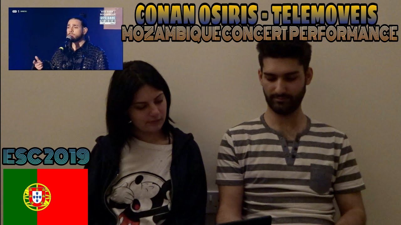 Conan Osiris - Telemoveis (Mozambique Show in Portugal Performance Reaction)