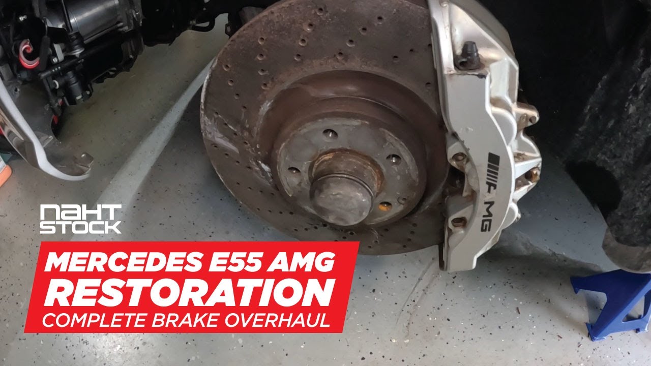 Mercedes E55 AMG Restoration Part 3 - Brake Overhaul