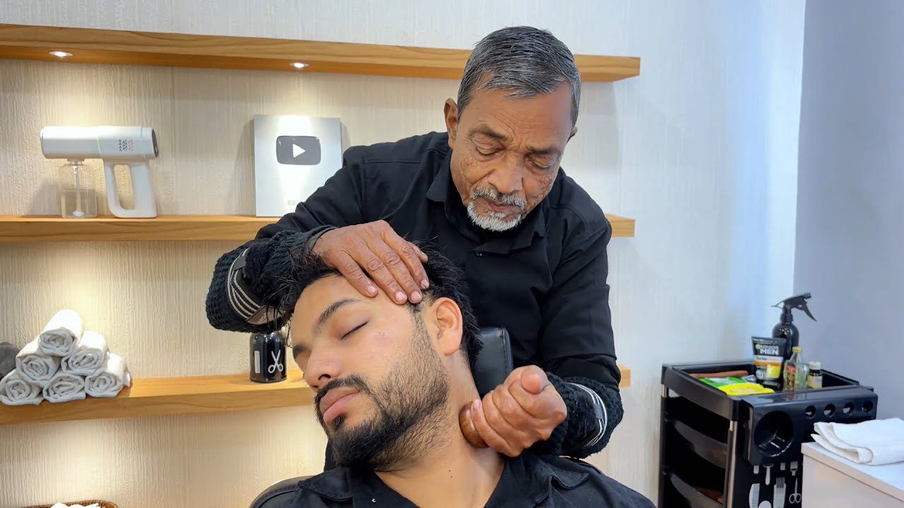 Waris Barber Full Relax Head Massage💆🏻&zwj;♂️ | Asmr Ear Cleaning👂🏻| Massage Tools✨️