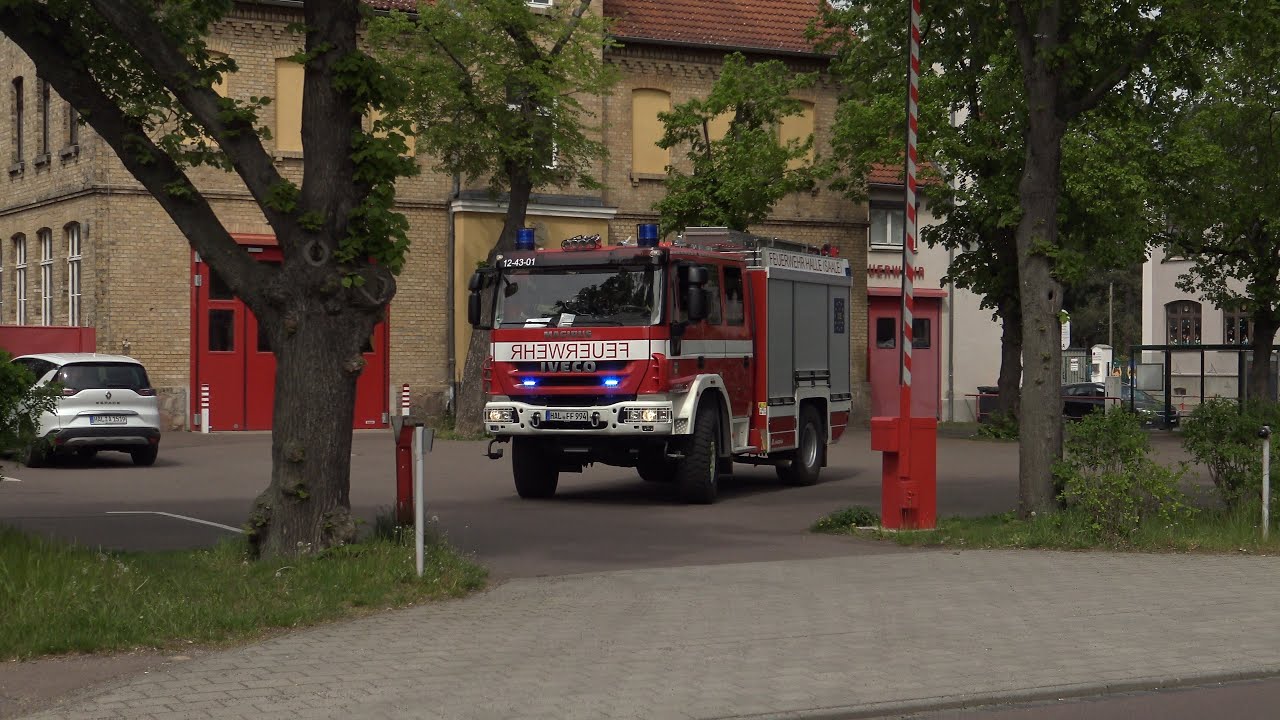 [Verkehrsunfall] HLF 10 FF Halle-Diemitz