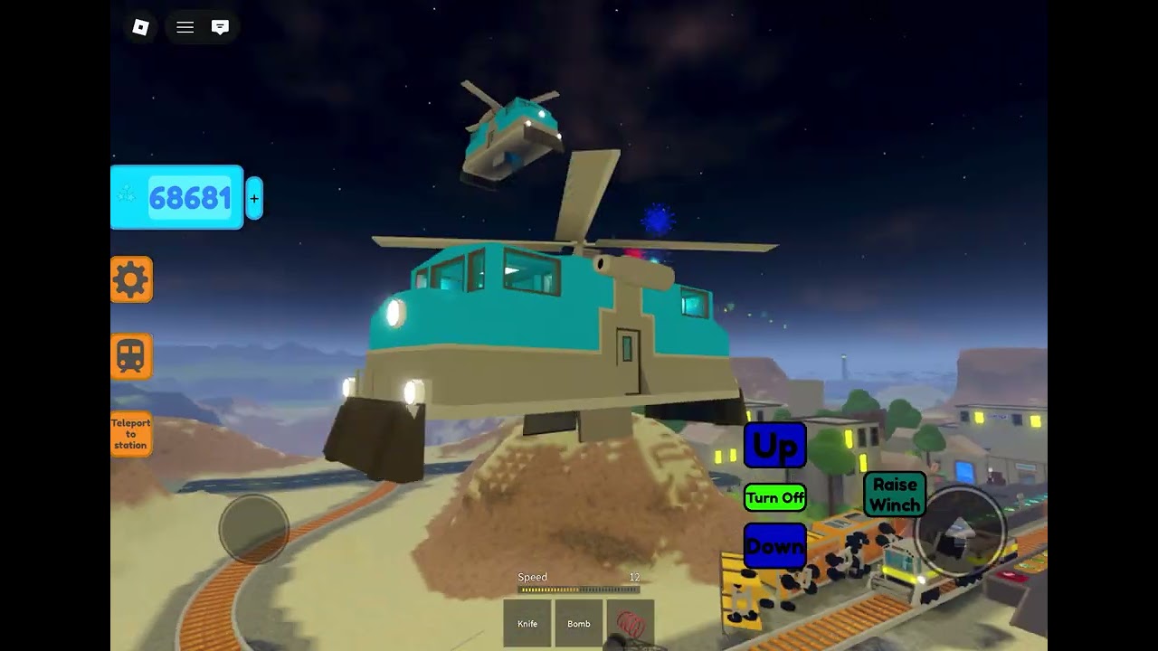 Flying hacker in train testing