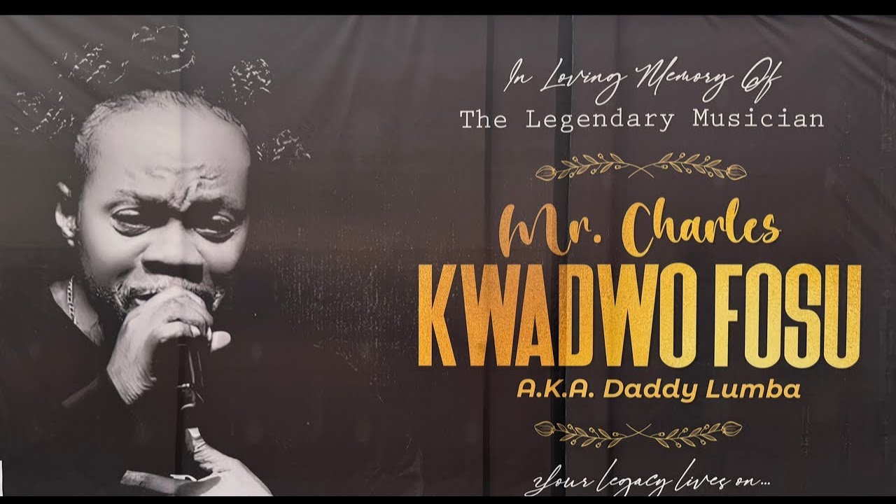 Daddy Lumba’s funeral happening at Heroes park Kumasi 😭
