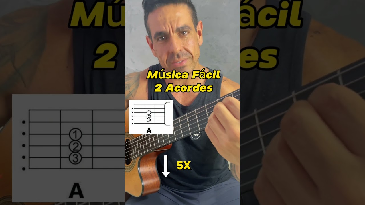M&uacute;sica F&aacute;cil com 2 Acordes #violao